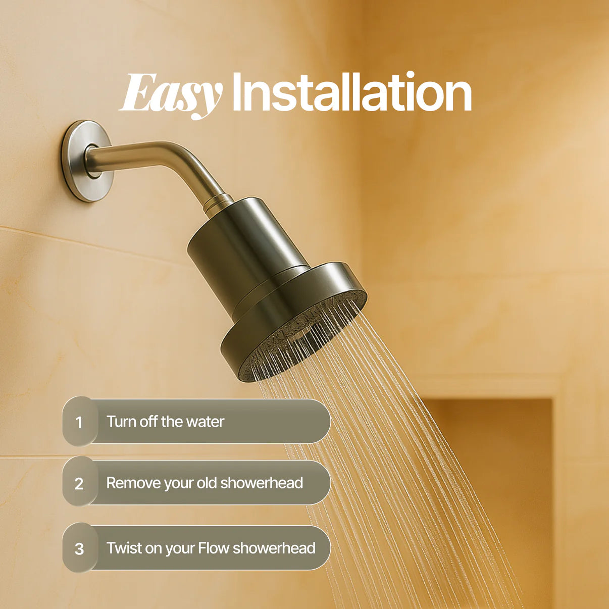 GADG-IT™ FILTERED SHOWERHEAD