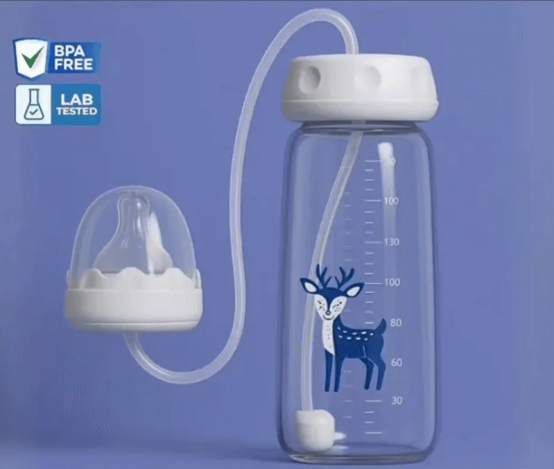 The Self-Feeding Anti-Colic Bottle