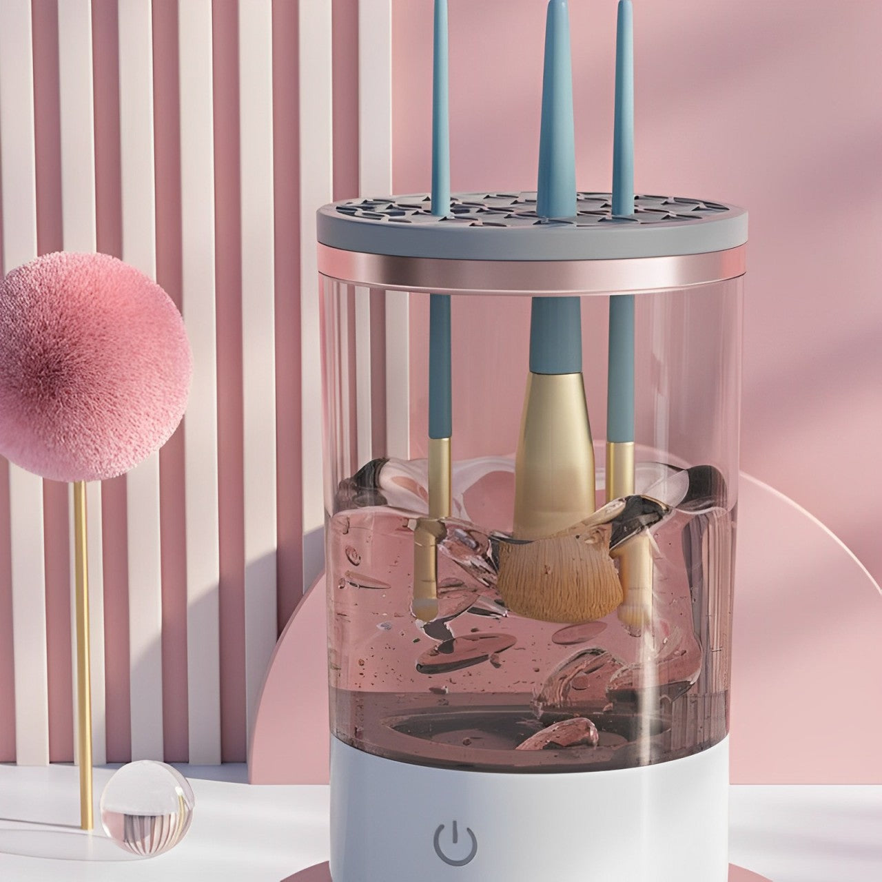 Automatic Makeup Brush Cleaner