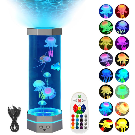 Colour Changing Jellyfish Lava Lamp 