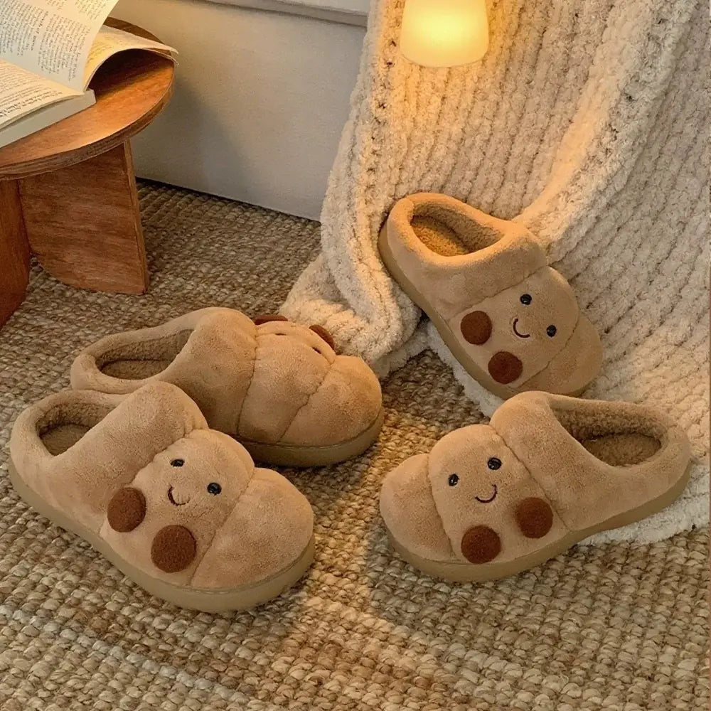 The Cozy Croissant Slippers