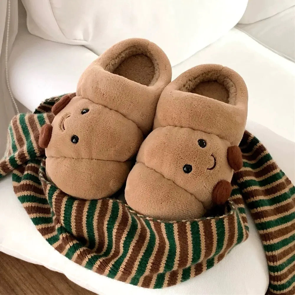 The Cozy Croissant Slippers