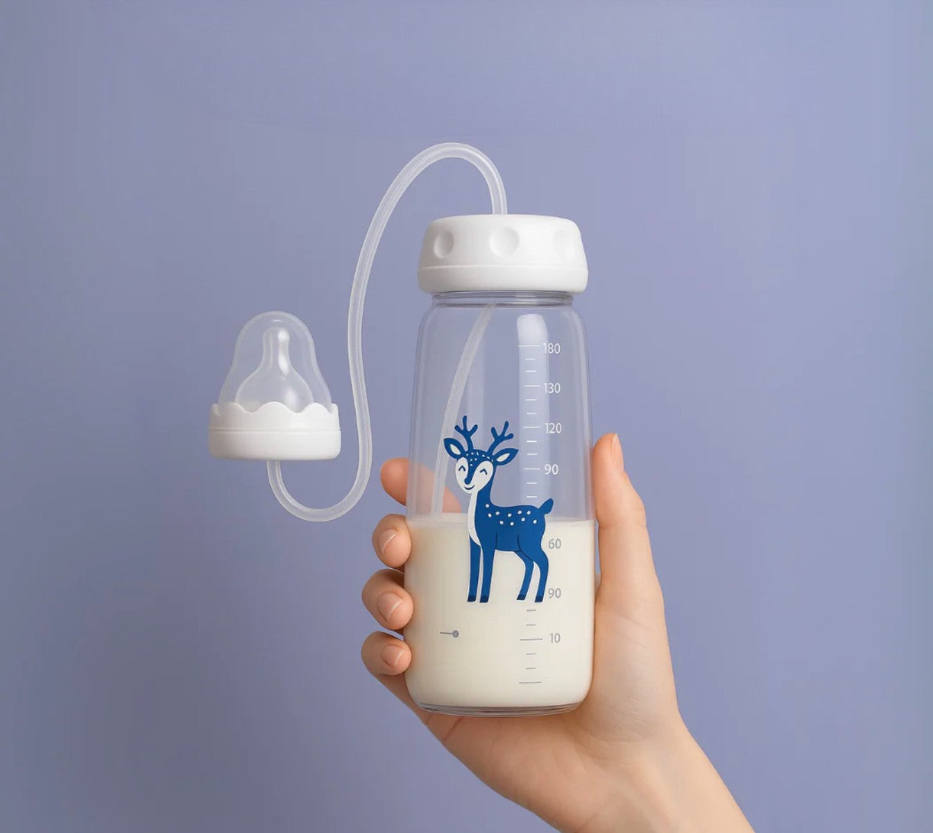 The Self-Feeding Anti-Colic Bottle